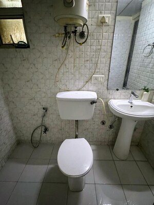 Bathroom in 3 BHK Apartment at Gaur City 2 - 16th Avenue, Sector 16c Greater Noida – for Rent