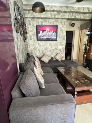 Living Room in 3 BHK Apartment at Gaur City 2 - 16th Avenue, Sector 16c Greater Noida – for Rent