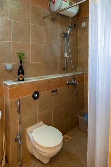 Bathroom in 1 RK Apartment at Amanora Metro Tower, Hadapsar – for Rent