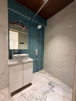 Bathroom in 3 BHK Apartment at Breach Candy – for Rent