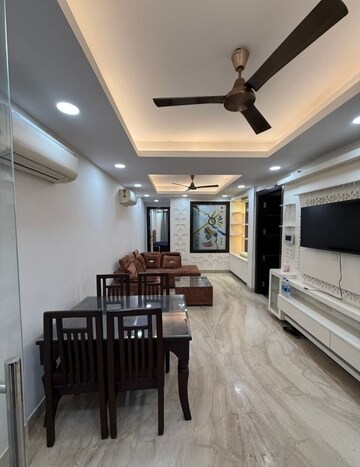 Living Room in 3 BHK Builder Floor at East Of Kailash – for Rent
