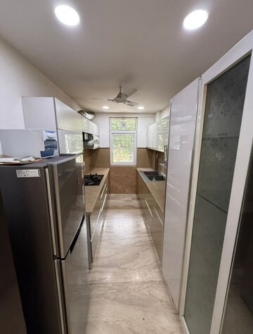 Kitchen in 3 BHK Builder Floor at East Of Kailash – for Rent