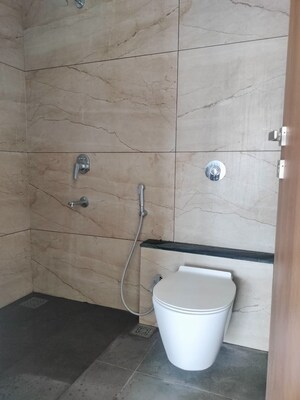 Bathroom in 3 BHK Apartment at Majestique Signature Towers, Balewadi – for Rent
