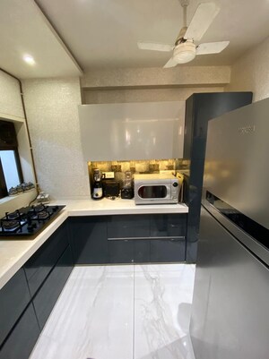 Kitchen in 3 BHK Apartment at Bhimjyani Verraton, Manpada – for Sale