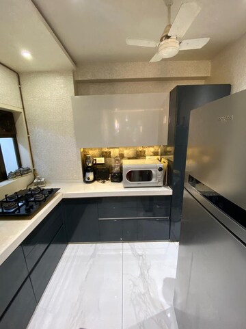 Kitchen in 3 BHK Apartment at Bhimjyani Verraton, Manpada – for Sale