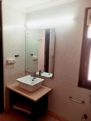 Bathroom in 3 BHK Builder Floor at Defence Colony – for Rent