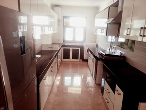 Kitchen in 3 BHK Builder Floor at Defence Colony – for Rent
