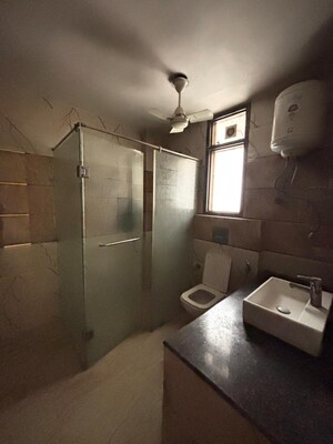 Bathroom in 4 BHK Builder Floor at Saket – for Rent