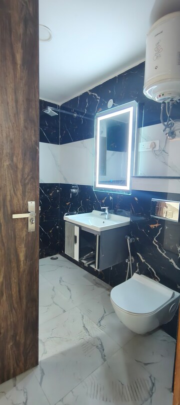 Attached Bathroom in 3 BHK Builder Floor at Chattarpur – for Rent