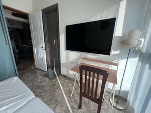 Staircase in 2 BHK Apartment at Sheth Beaumonte, Sion East – for Rent