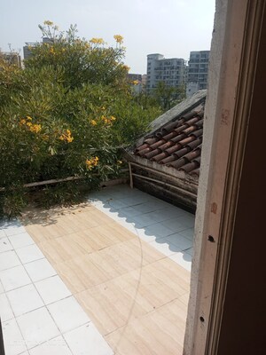 Terrace in 4 BHK Villa at Palace Orchard CHS, Mohammadwadi – for Rent