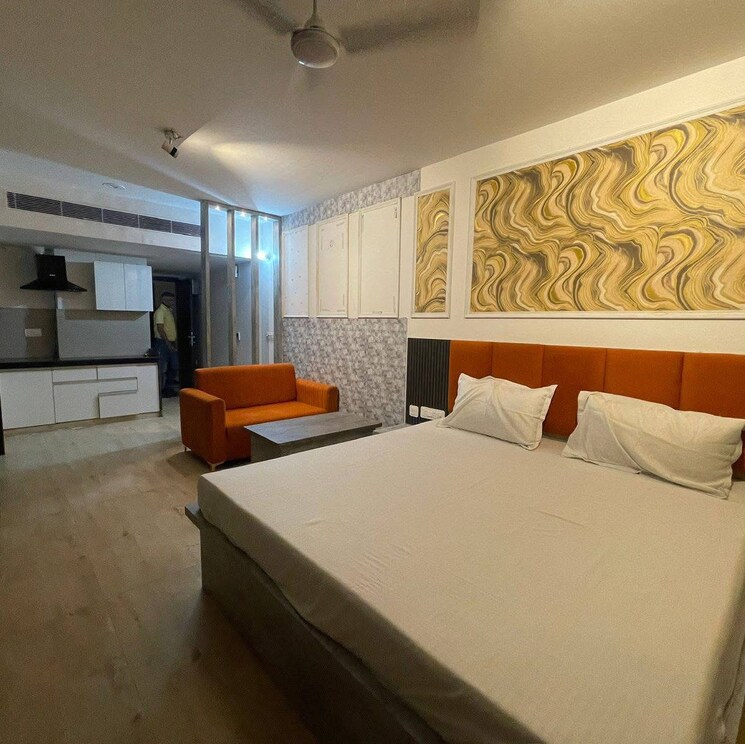 Bedroom, raja park 1 RK 550 Sq.Ft. Apartment In Raja Park Jaipur 9486167