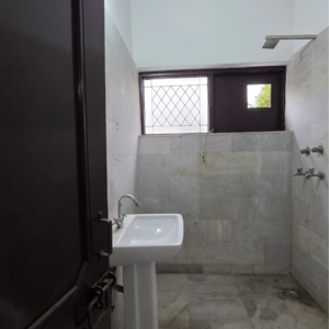 Bathroom in 3 BHK Builder Floor at Malviya Nagar – for Rent