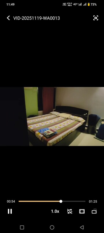 Bedroom in 1 BHK Apartment at Sneh CHSL, Kharghar Sector 11 – for Rent