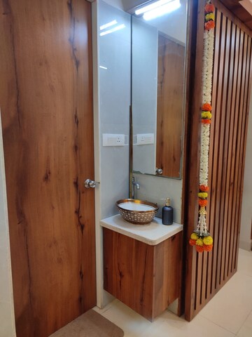 Bathroom in 1 BHK Apartment at Regency park CHS, Kharghar – for Rent