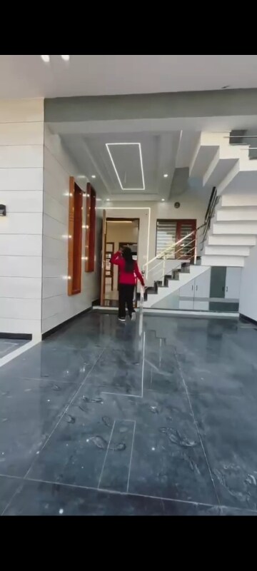 Staircase in 4 BHK Villa at Sunny Enclave – for Sale