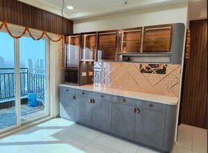 Kitchen in 3 BHK Apartment at Rajapushpa Provincia, Narsingi – for Rent