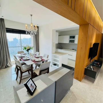 Living Room in 4 BHK Apartment at Blue Pearl Dadar, Kasaravadi – for Sale