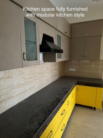 Kitchen in 3 BHK Apartment at Omaxe The Palace, Gomti Nagar – for Sale