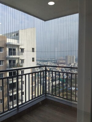 Balcony in 3 BHK Apartment at Rajapushpa Provincia, Narsingi – for Rent