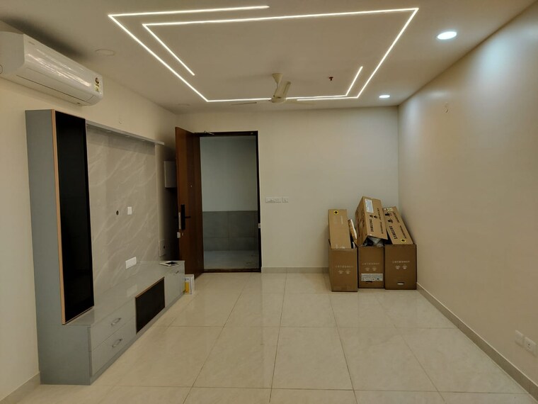 Living Room, prestige-beverly-hills 3 Bedroom 1796 Sq.Ft. Apartment In Kokapet Hyderabad 9486305