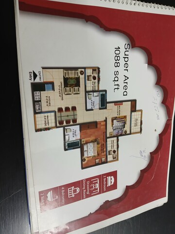 2 BHK Apartment For Sale in Rudra Palace Heights, Sector 1 Greater Noida