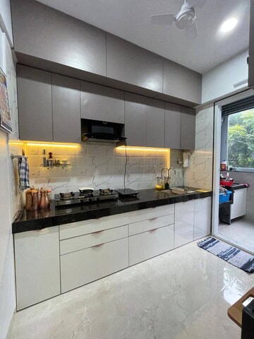 Kitchen in 2 BHK Apartment at Gera Park View, Kharadi – for Rent