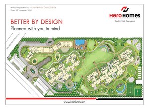Master Plan in 3 BHK Apartment at Hero Homes Gurgaon, Sector 104 – for Sale