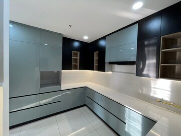 Kitchen in 2 BHK Apartment at Rajapushpa Provincia, Narsingi – for Rent