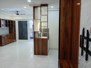 Living Room in 2.5 BHK Apartment at Rajapushpa Provincia, Narsingi – for Rent