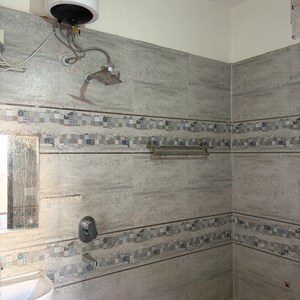 Bathroom in 1.5 BHK Villa at Divine Apartment Zirakpur, Vip Road – for Rent