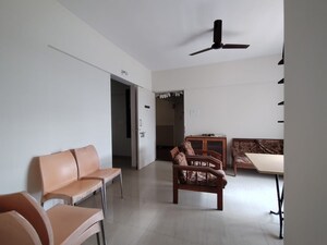 Living Room in 2 BHK Apartment at Pandit Javdekar Red Earth, Pirangut – for Rent