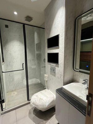 Bathroom in 4 BHK Builder Floor at Sushant Lok 3, Sector 57 – for Sale