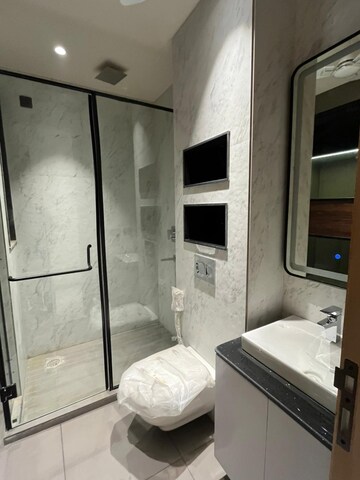 Bathroom in 4 BHK Builder Floor at Sushant Lok 3, Sector 57 – for Sale