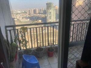 Balcony in 3 BHK Apartment at Crossing Republik, Crossing Republic – for Sale