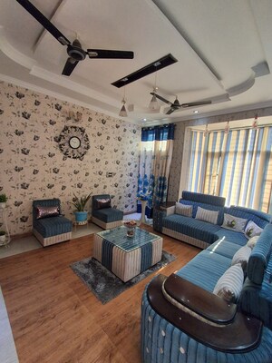 Living Room in 5 BHK Independent House at MS Enclave Zirakpur, Dhakoli – for Sale