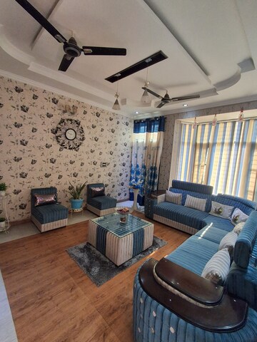 Living Room in 5 BHK Independent House at MS Enclave Zirakpur, Dhakoli – for Sale