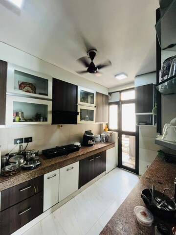 Kitchen in 3.5 BHK Apartment at Crossing Republik, Crossing Republic – for Rent