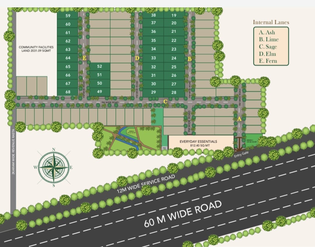 3 BHK 1587 Sq.Ft. Apartment in Grace Resilviaa