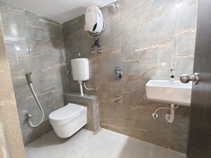 Bathroom in 1 BHK Apartment at Sai Samriddhi, Vasai East – for Rent