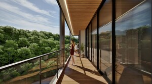 Balcony in 3 BHK Apartment at Nahar Chandi Valley, Chandivali – for Sale