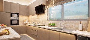 Kitchen in 3 BHK Apartment at Nahar Chandi Valley, Chandivali – for Sale