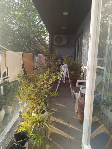 Balcony in 3 BHK Builder Floor at Sushant Lok I – for Rent