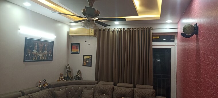Living Room, klj-greens 3.5 Bedroom 1720 Sq.Ft. Apartment In Sector 77 Faridabad 9487464