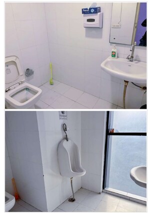 Bathroom in  Office Space at Gomti Nagar – for Rent