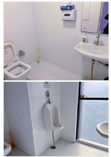 Bathroom in  Office Space at Gomti Nagar – for Rent