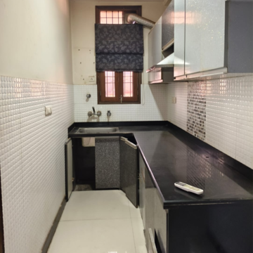 Kitchen in 1 BHK Builder Floor at Gyan Khand I – for Rent