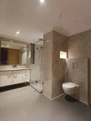 Bathroom in 4 BHK Builder Floor at Huda CGHS, Sector 56 – for Rent