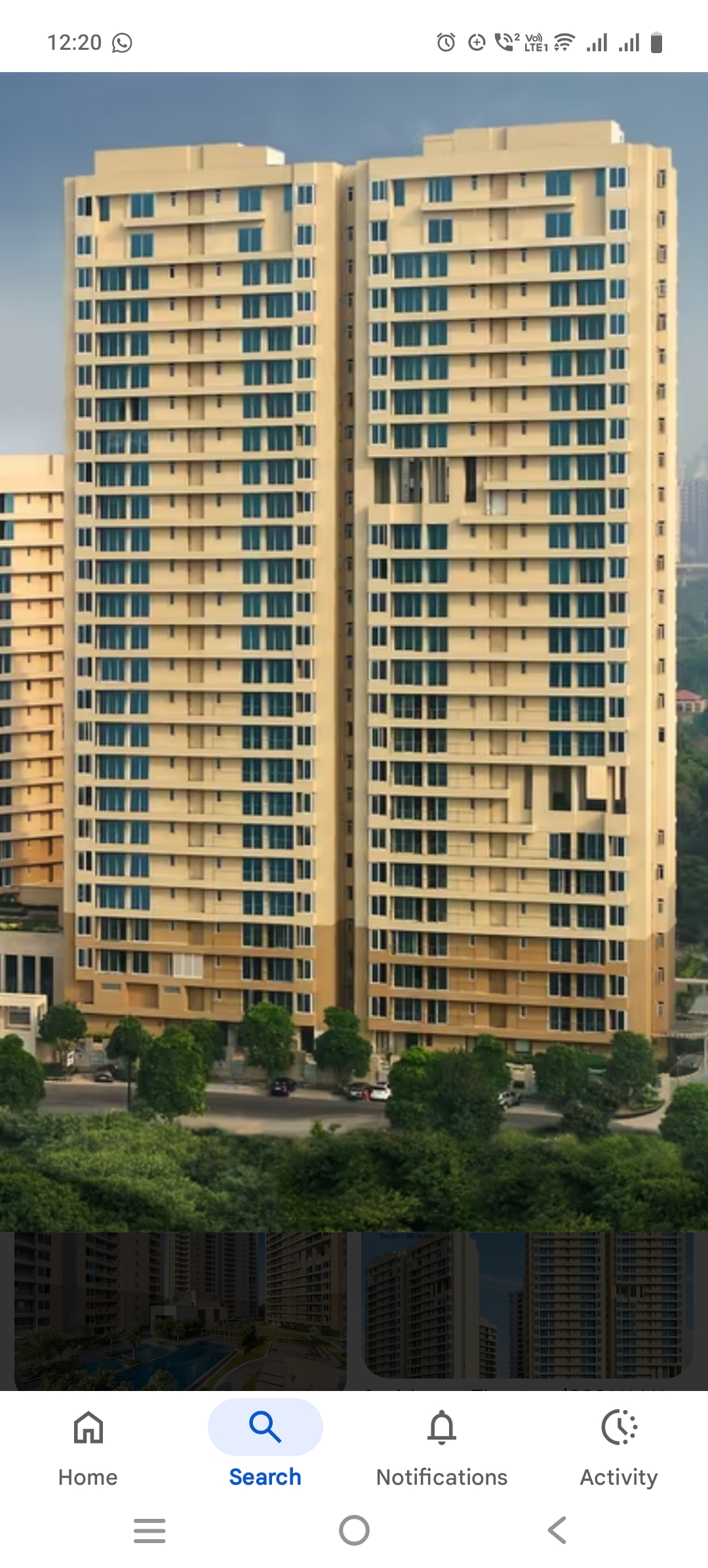 4 BHK Apartment For Rent in Ambience Tiverton