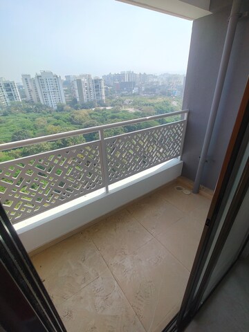 Balcony in 2 BHK Apartment at Kanifnath Royal KP Stellar, Mohammadwadi – for Rent